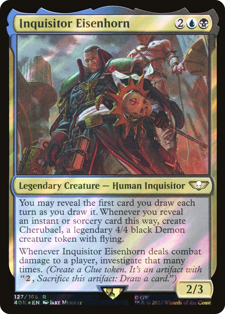 Inquisitor Eisenhorn (40K-127★) (Surge Foil)