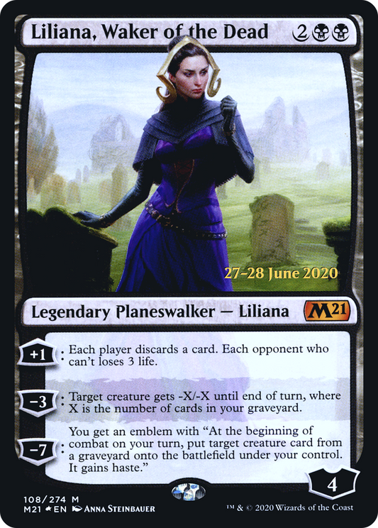 Liliana, Waker of the Dead (PRE-108S) (Foil)