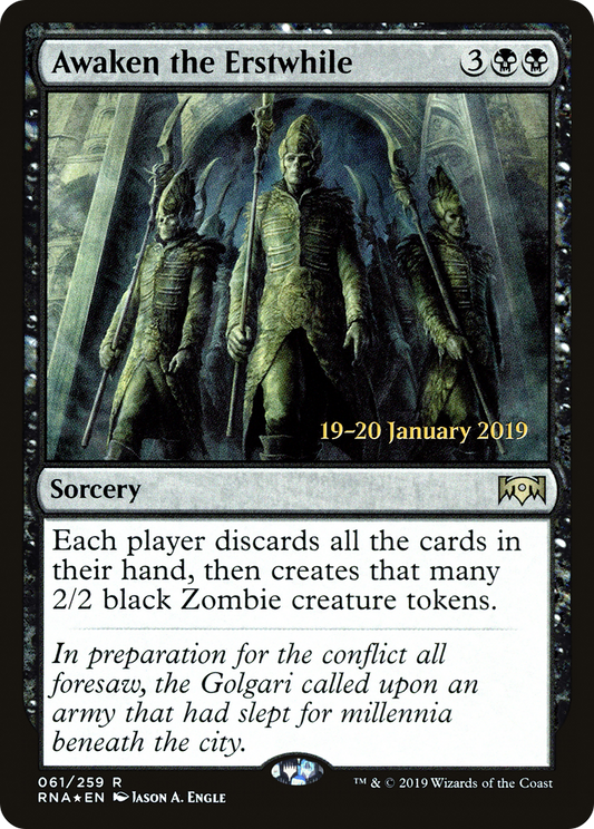 Awaken the Erstwhile (PRE-61S) (Foil)