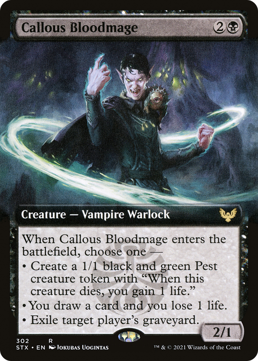 Callous Bloodmage (STX-302) (Extended Art)