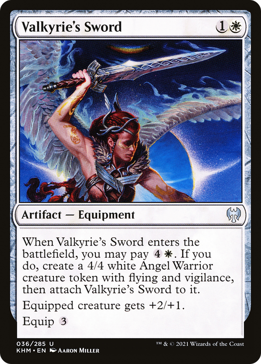 Valkyrie's Sword (KHM-036) (Foil)