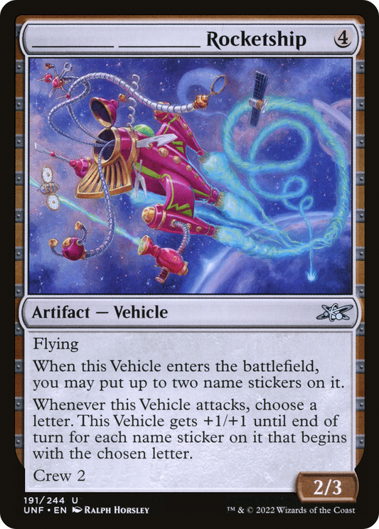 _____ _____ Rocketship (UNF-191) (Foil)