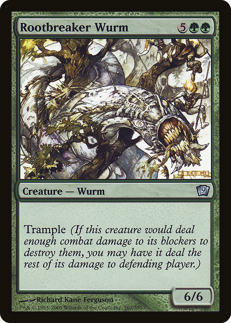 Rootbreaker Wurm (9ED-267★) (Foil)