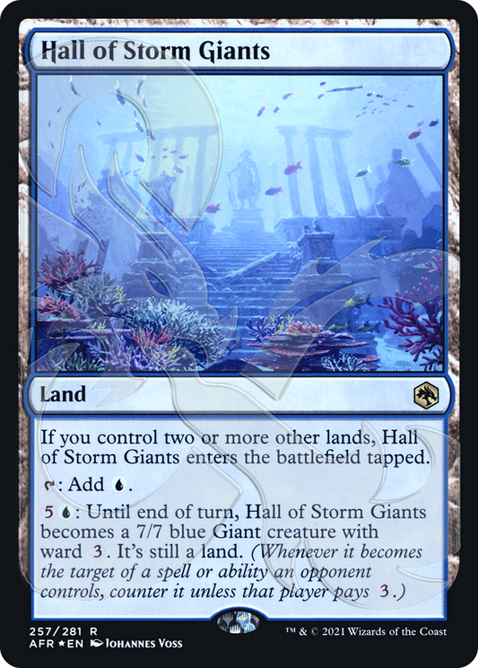 Hall of Storm Giants (AFR&-257A) (Foil)