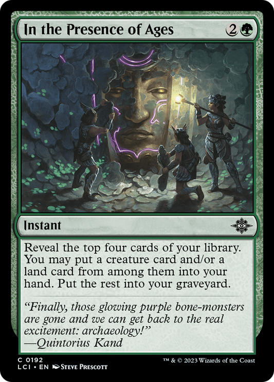 In the Presence of Ages (LCI-192)