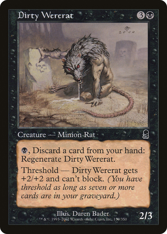 Dirty Wererat (ODY-130) (Foil)