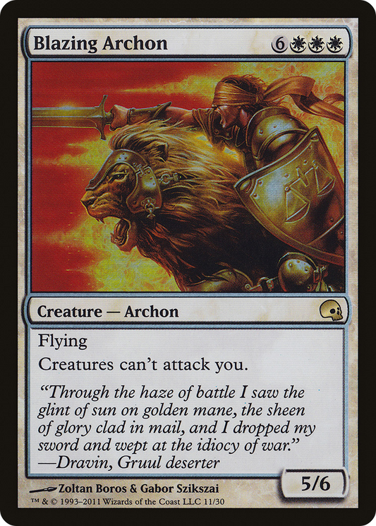 Blazing Archon (GRV-011) (Foil)