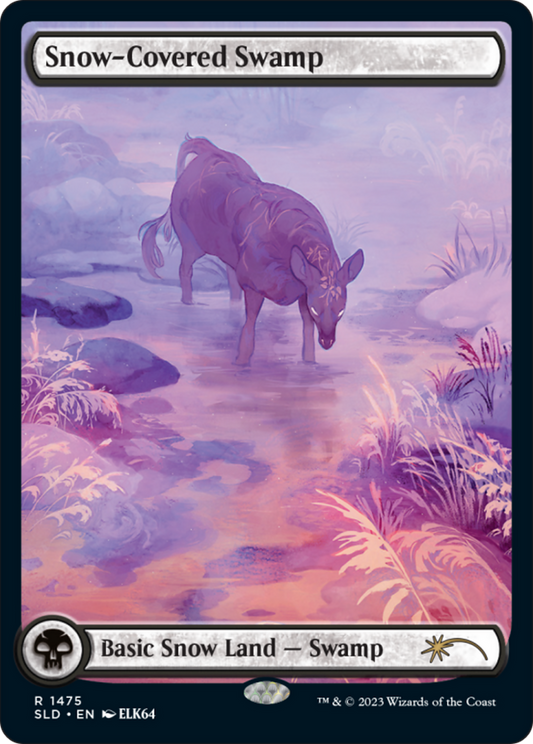 Snow-Covered Swamp (SLD-1475) (Full Art)