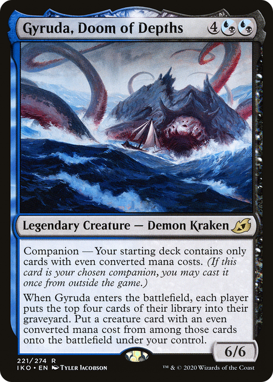 Gyruda, Doom of Depths (IKO-221) (Foil)