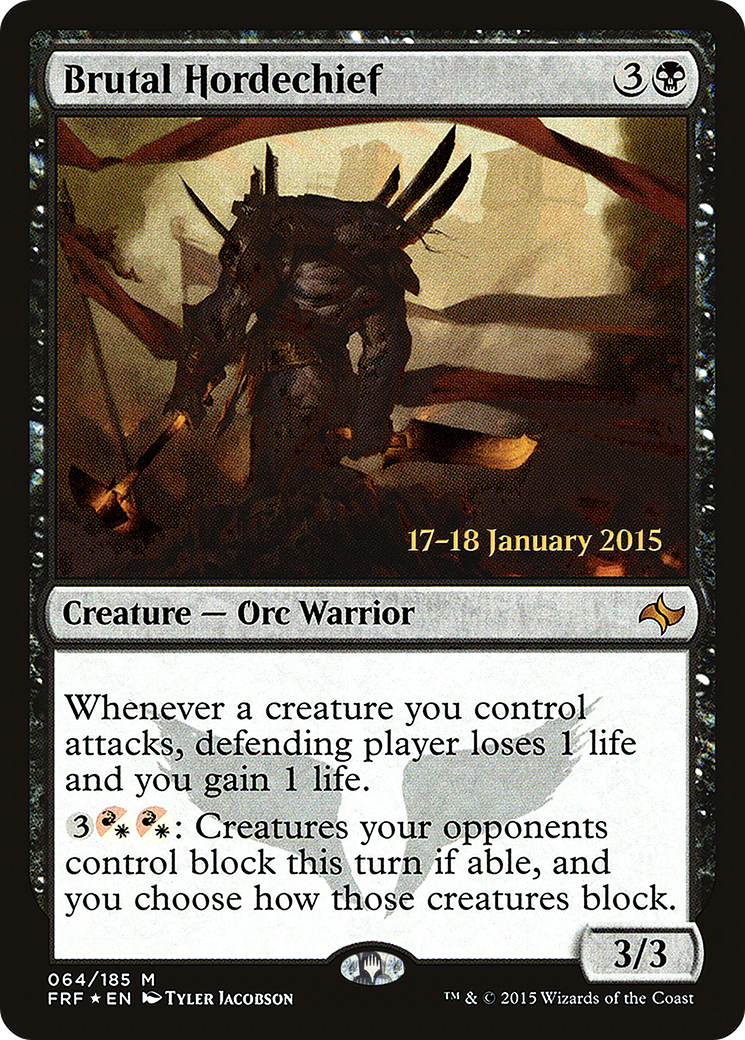 Brutal Hordechief (PRE-64S) (Foil)