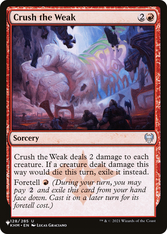 Crush the Weak (LIST-KHM-128)