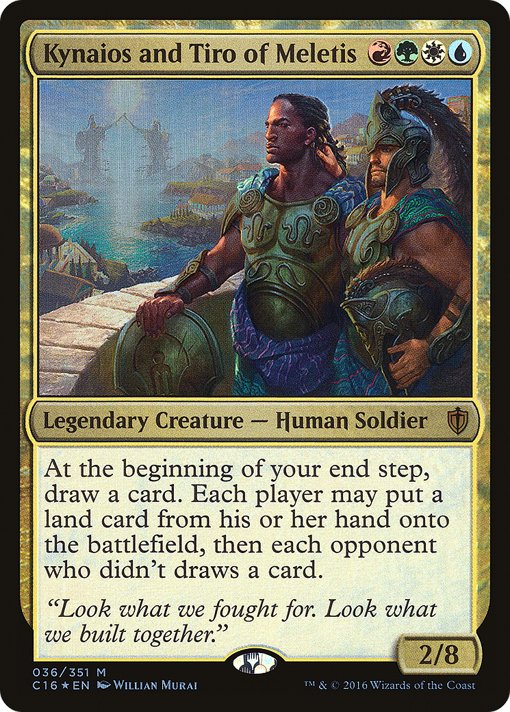 Kynaios and Tiro of Meletis (C16-036) (Foil)