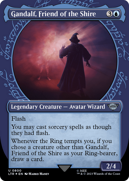 Gandalf, Friend of the Shire (LTR-800) (Showcase) (Borderless) (Surge Foil)