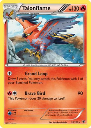 Talonflame (ROS-) (Reverse Holofoil)