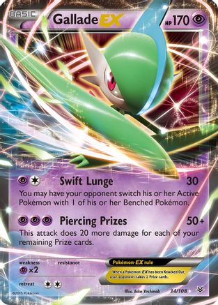 Gallade EX (ROS-034) (Holofoil)