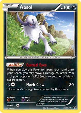 Absol (ROS-040) (Holofoil)