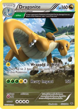 Dragonite (52 Delta) (ROS-052) (Holofoil)