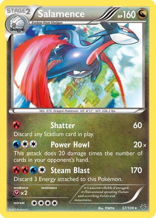 Salamence (ROS-057) (Reverse Holofoil)
