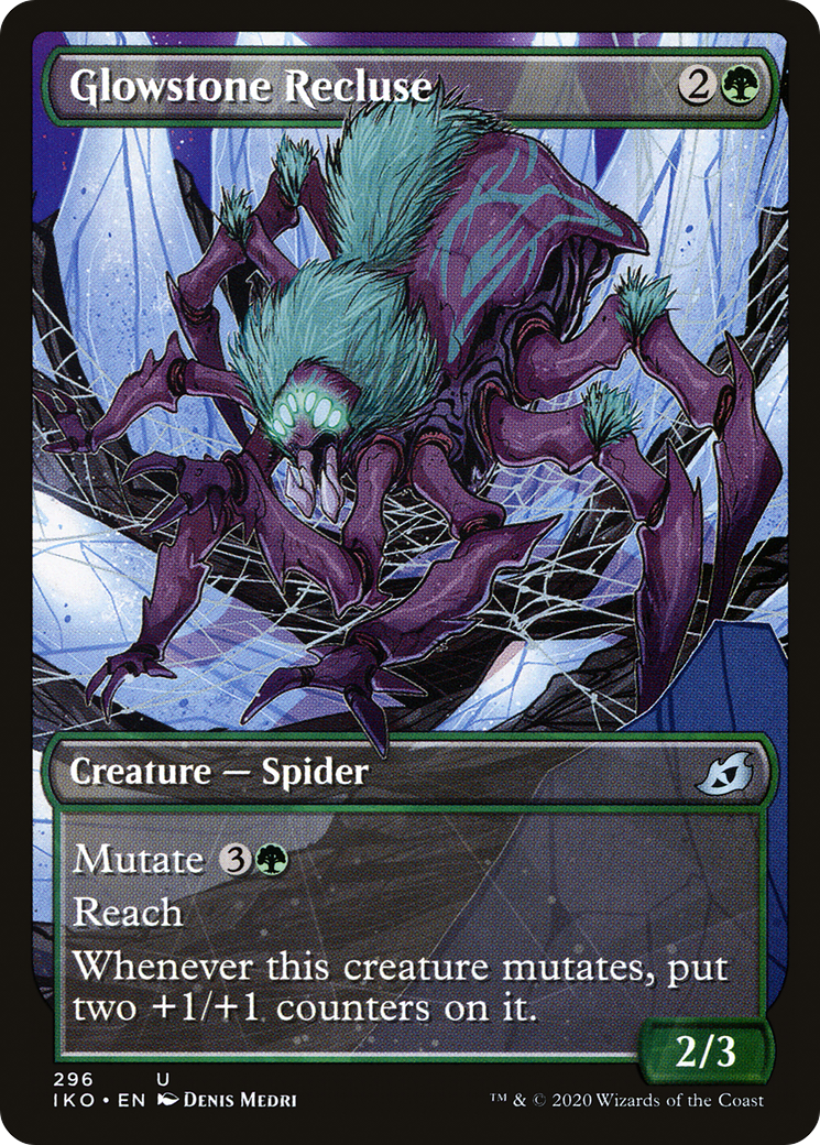 Glowstone Recluse (IKO-296) (Showcase) (Foil)