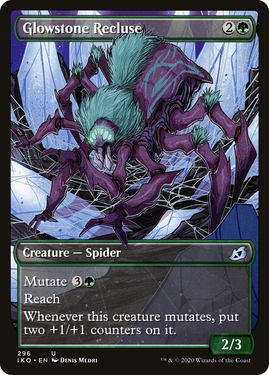 Glowstone Recluse (IKO-296) (Showcase) (Foil)
