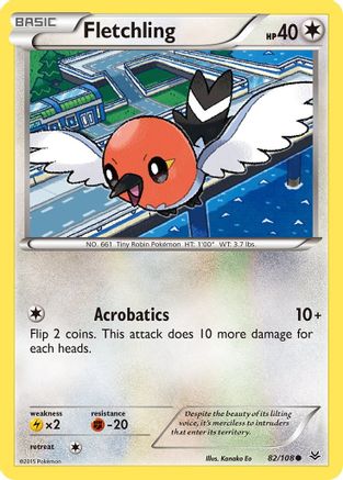 Fletchling (ROS-082) (Reverse Holofoil)