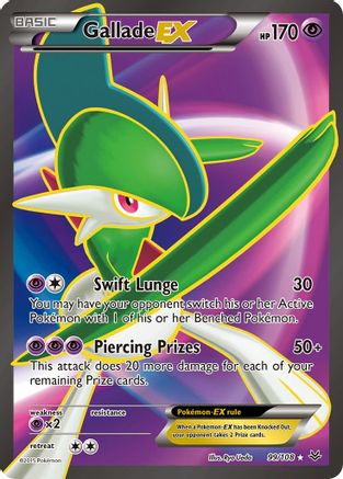 Gallade EX (99 Full Art) (ROS-099) (Holofoil)