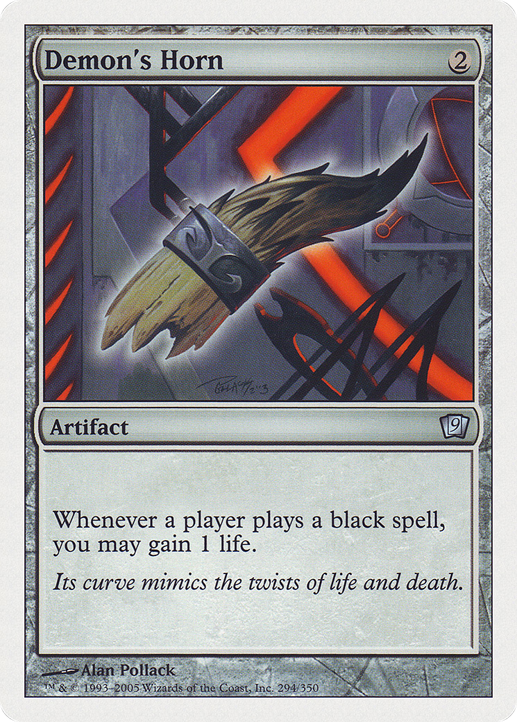 Demon's Horn (9ED-294★) (Foil)