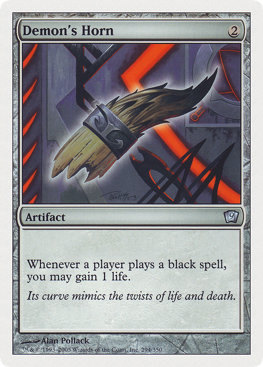 Demon's Horn (9ED-294★) (Foil)