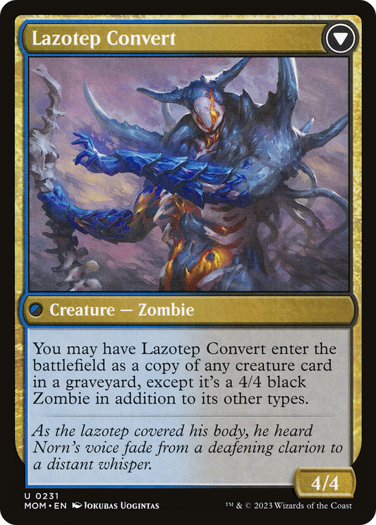 Invasion of Amonkhet // Lazotep Convert (MOM-231) (Foil)