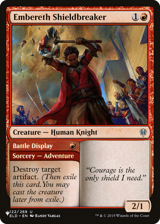 Embereth Shieldbreaker // Battle Display (LIST-ELD-122)