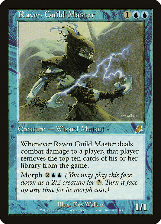 Raven Guild Master (SCG-047) (Foil)