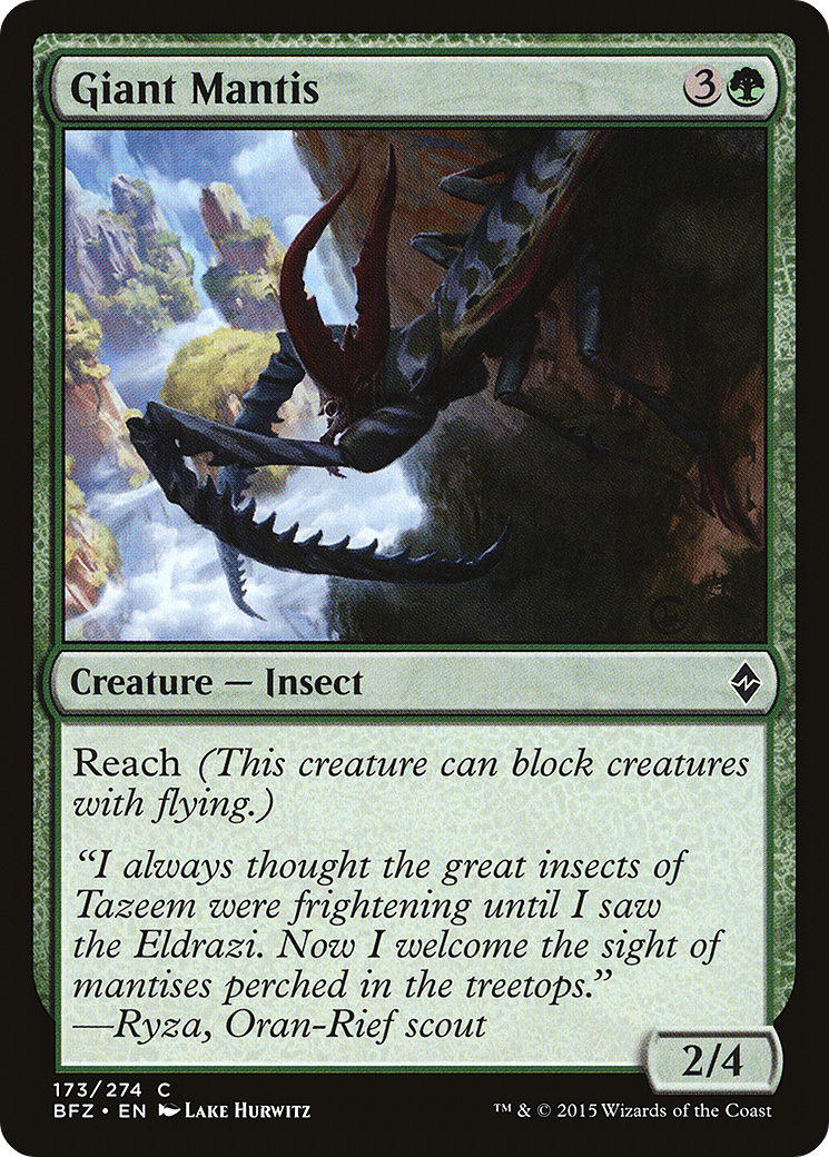 Giant Mantis (BFZ-173) (Foil)