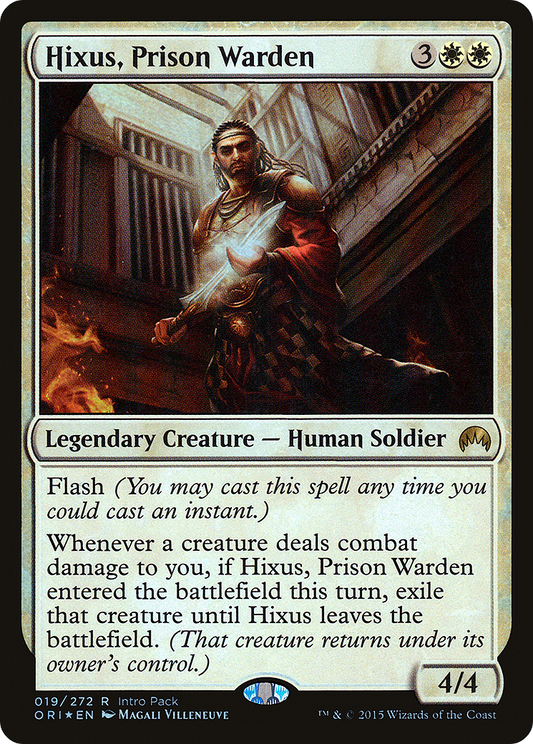 Hixus, Prison Warden (UMP-019) (Foil)