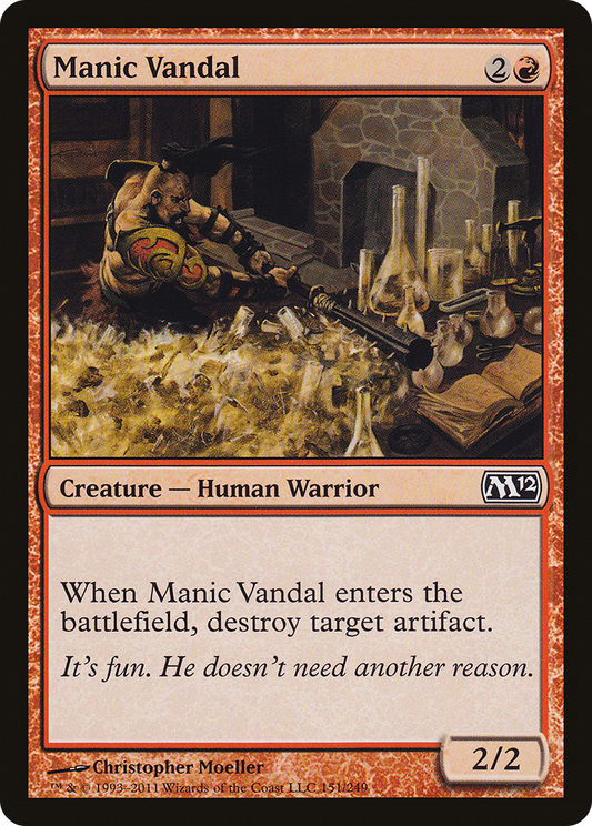 Manic Vandal (M12-151) (Foil)