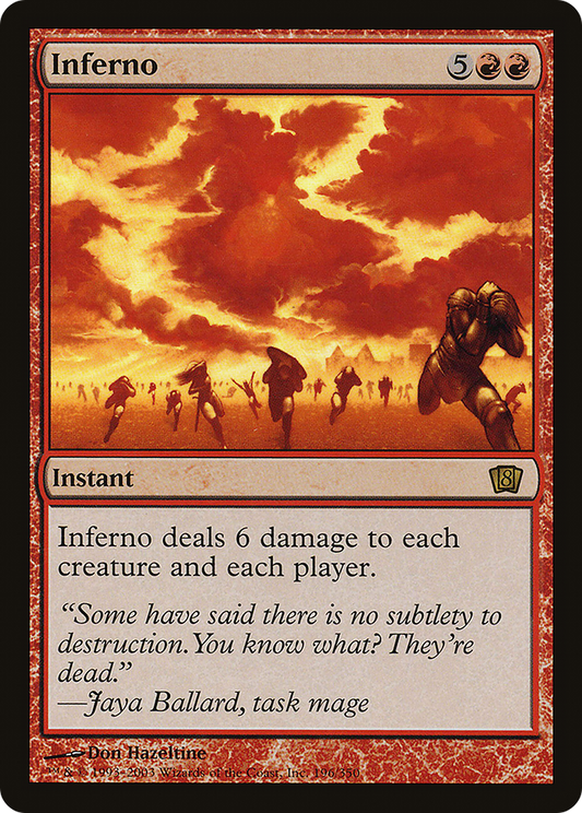 Inferno (8ED-196★) (Foil)