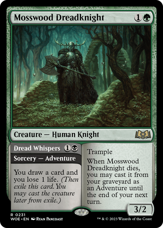 Mosswood Dreadknight // Dread Whispers (WOE-231)