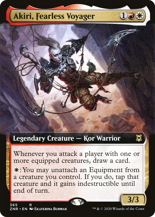 Akiri, Fearless Voyager (ZNR-365) (Extended Art) (Foil)