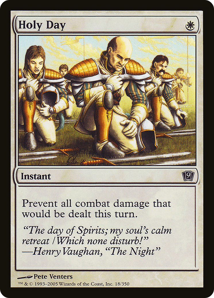 Holy Day (9ED-018★) (Foil)