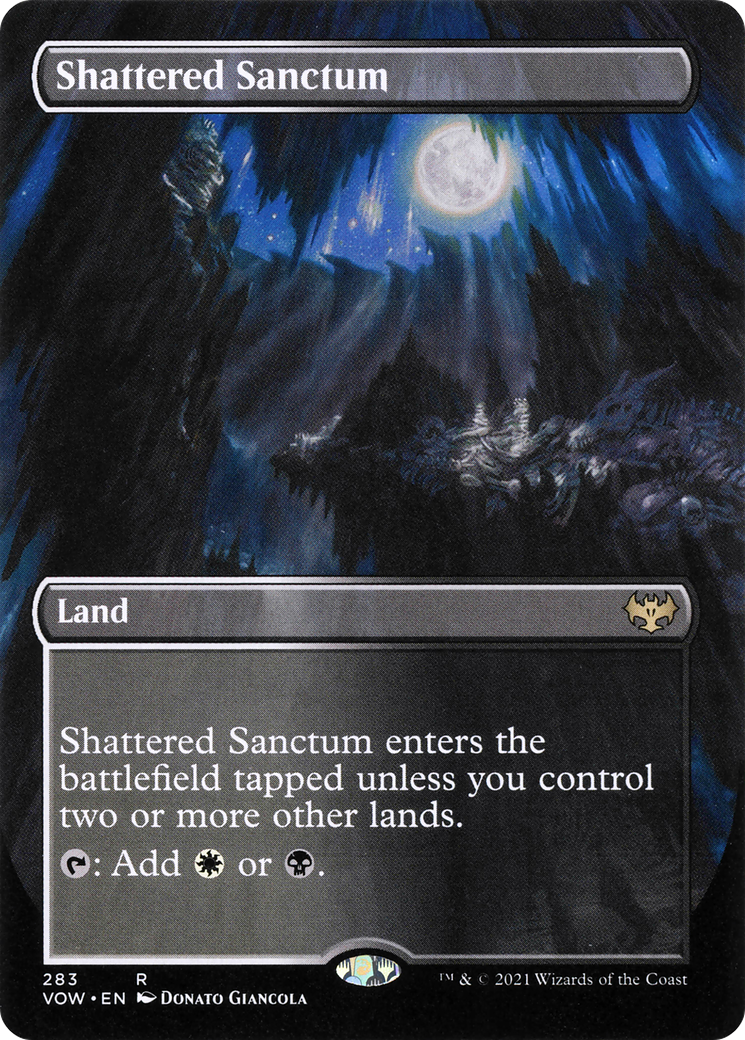 Shattered Sanctum (VOW-283) (Borderless) (Foil)