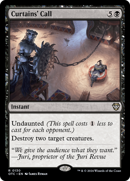 Curtains' Call (OTC-130)