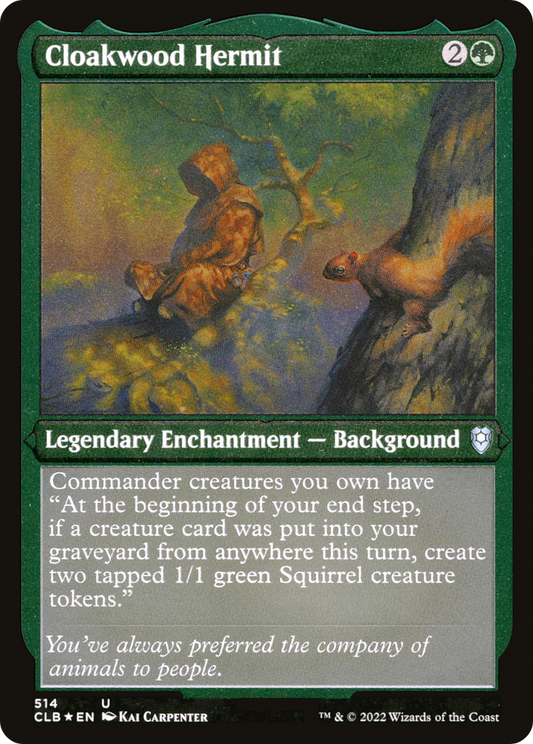 Cloakwood Hermit (CLB-514) (Etched Foil)