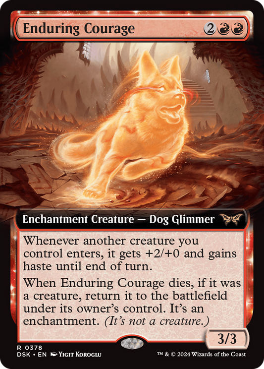 Enduring Courage (DSK-378) (Extended Art) (Foil)