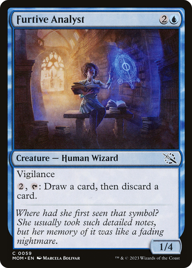 Furtive Analyst (MOM-059) (Foil)