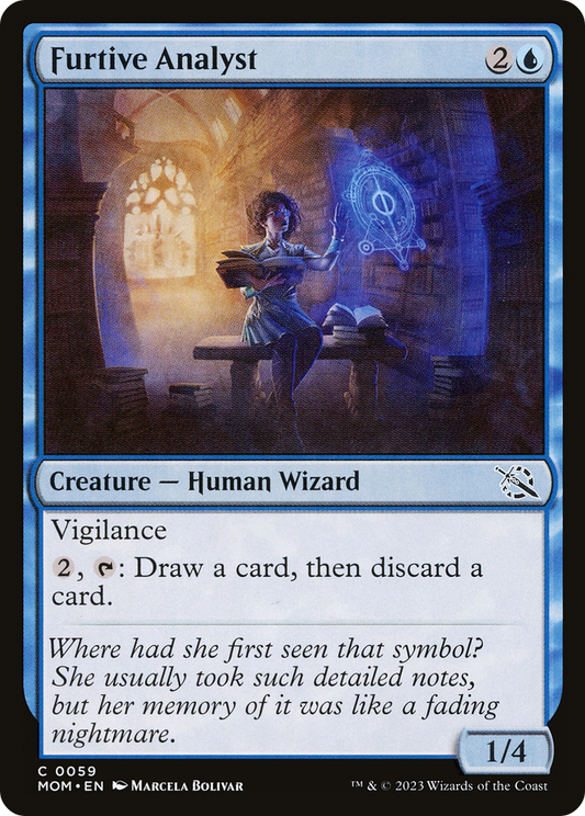 Furtive Analyst (MOM-059) (Foil)