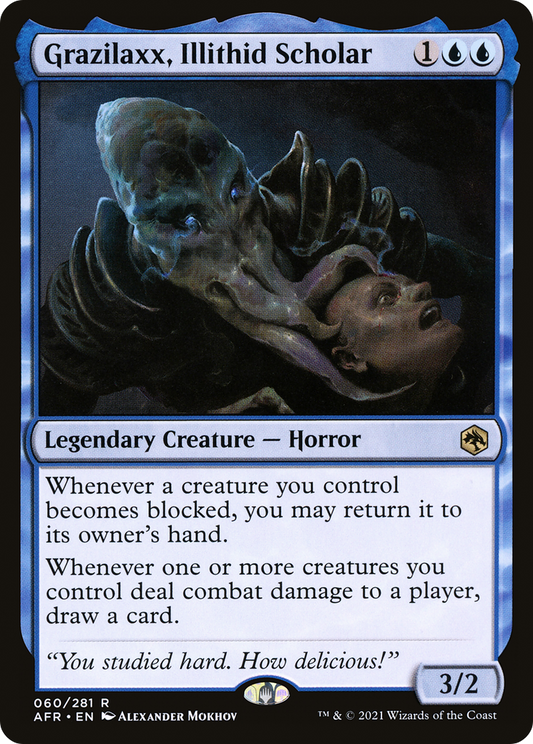 Grazilaxx, Illithid Scholar (AFR-060) (Foil)