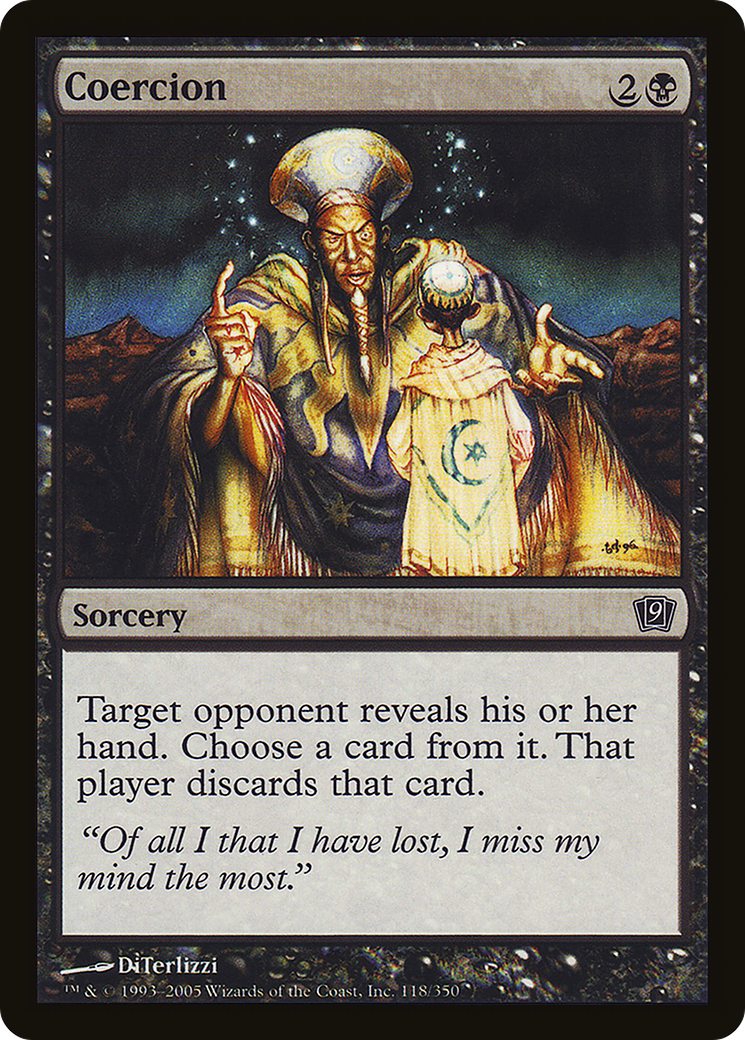 Coercion (9ED-118★) (Foil)