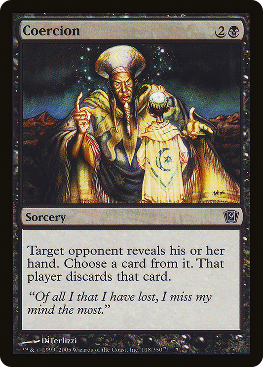 Coercion (9ED-118★) (Foil)