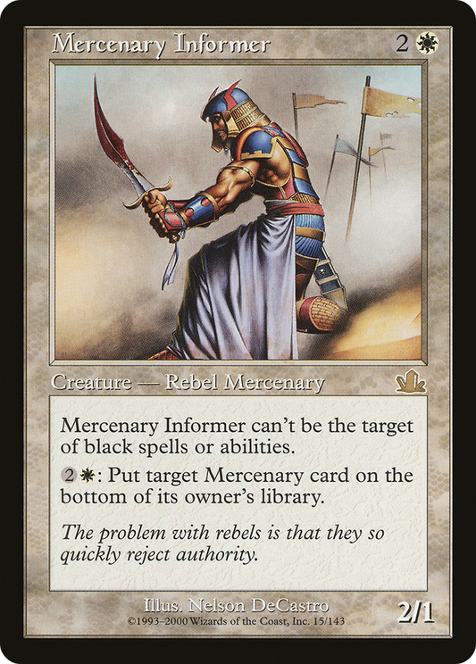 Mercenary Informer (PCY-015)