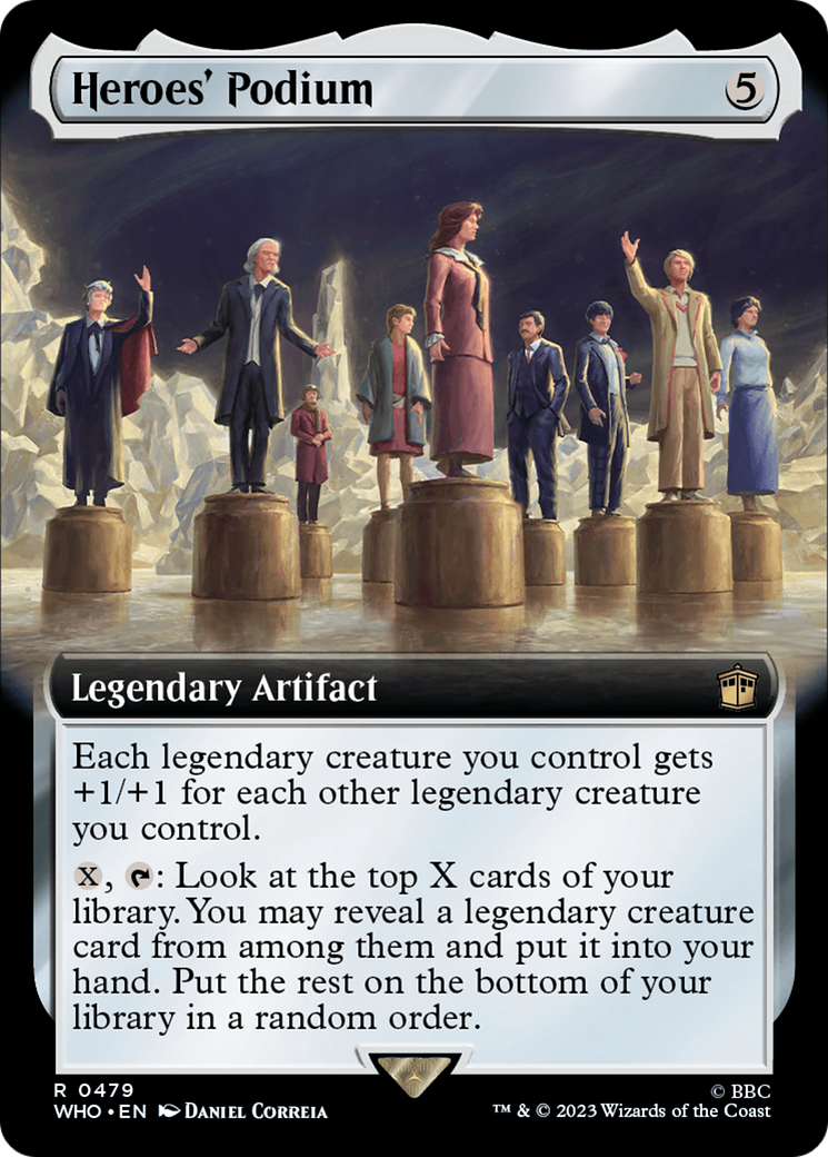 Heroes' Podium (WHO-479) (Extended Art) (Foil)