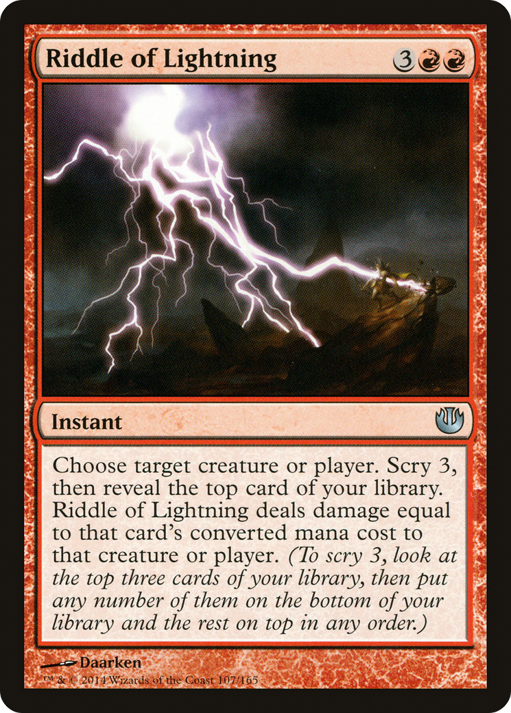 Riddle of Lightning (JOU-107) (Foil)